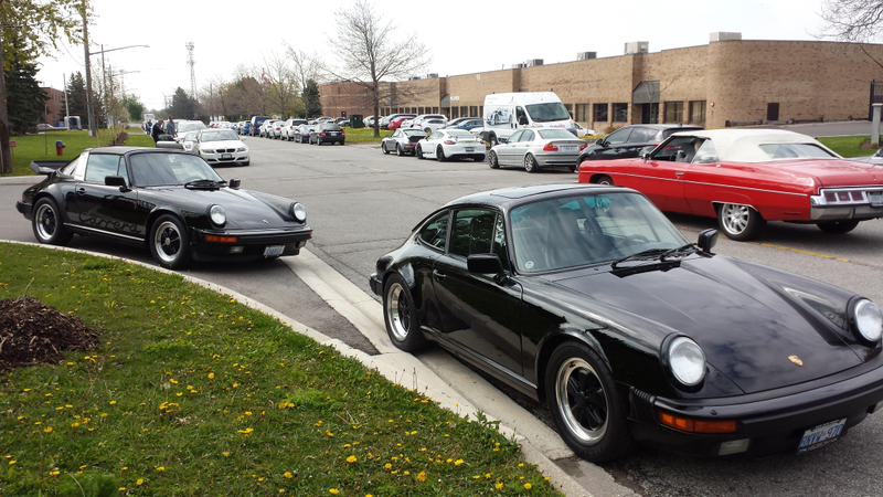 Illustration for article titled Porsches in Oakville. 2017 C&C, with great spectator cars!